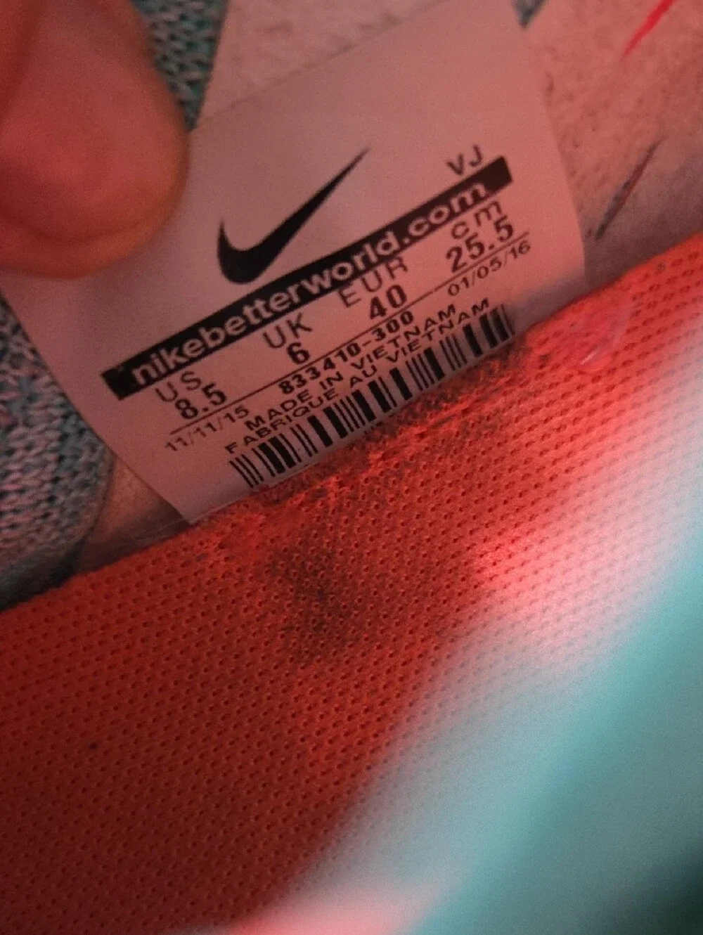 Nike Free Transform Fly Knit Turquoise Athletic Sneakers